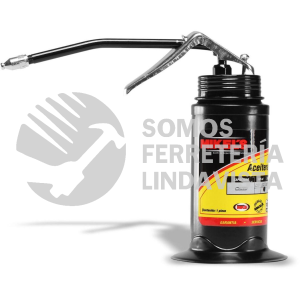 A1R ACEITERA DE PRESION BOTE DE ACERO TUBO RIGIDO 160 ML MIKELS