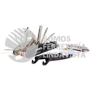 KC-151 KIT MULTIHERRAIENTA PARA CICLISTA (15 EN 1) MIKELS