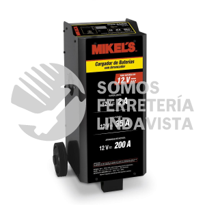 CBA-200 CARGADOR DE BATERIA CON ARRANCADOR ELECTRICO 2/35/200 AMP MIKELS