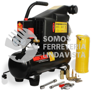 CA-75HP COMPRESOR DE AIRE 1 HP 10 LITROS MIKELS