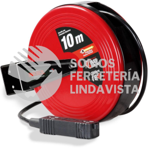 CEE-10 CARRETE CON EXTENSION ELECTRICA 10 METROS MIKELS
