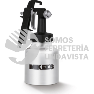 PSP-1000 PISTOLA DE AIRE PARA PINTAR HVLP SUCCION 1 LITRO MIKELS