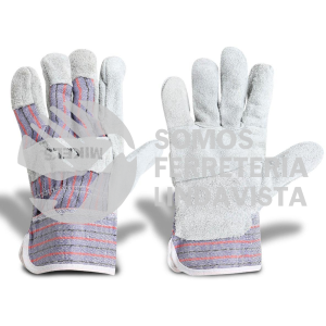 GCL-2 GUANTES PARA TRABAJO DE CARNAZA CON LONETA MIKELS