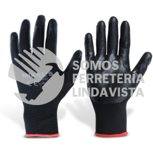 GEN-2S GUANTES PARA TRABAJO DE NYLON CON ESPUMA DE NITRILO CHICO MIKELS