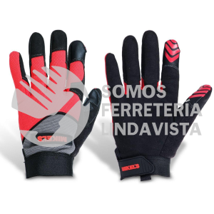 GM-2 GUANTES PARA TRABAJO PARA MECANICO PIEL SINTETICA MEDIANO MIKELS