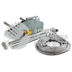 MCAT-2400 MALACATE TIRFOR 2400 KILOGRAMOS ANCHO CABLE 11 MM X 20 METROS MIKELS