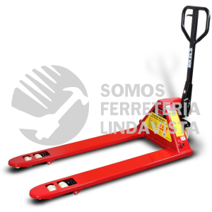 TMK-2.5NT PATIN HIDRAULICO TRASPALETA CON RUEDAS DE NYLON SISTEMA TANDEM 2.5 TONELADAS MIKELS