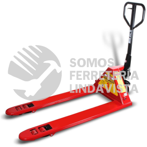 TMK-3 PATIN HIDRAULICO TRASPALETA CON RUEDAS DE POLIURETANO SISTEMA TANDEM 3 TONELADAS MIKELS