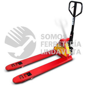 TMKE-2.5 PATIN HIDRAULICO TRASPALETA CON RUEDAS DE POLIURETANO SISTEMA TANDEM TIPO EUROPEO 2.5 TONELADAS MIKELS
