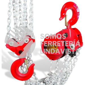 POLM-10 POLIPASTO MANUAL 10 TONELADAS CADENA 3 METROS MIKELS