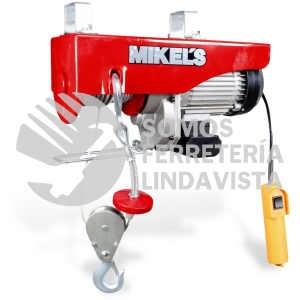 PE-1000 POLIPASTO ELECTRICO 1 TONELADAS CABLE 12 METROS METROS MIKELS