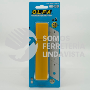 HB-5B 03681 REPUESTO PARA CUTTER XH-1 PAQUETE CON 5 PIEZAS OLFA