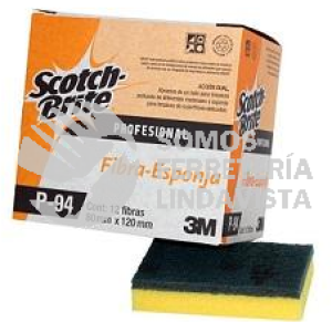 P94 MN900104378 FIBRA ESPONJA ALMOHADILLA USO DUAL 120X80MM SCOTCH-BRITE 3M