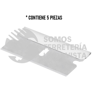 16952 REP-SCRAPER REPUESTO PARA RASPADOR RASP-2 BLISTER CON 5 PIEZAS TRUPER