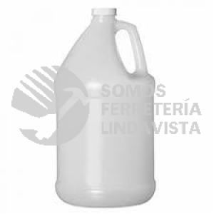 ENVASE2POLI ENVASE DE POLIETILENO CON TAPA Y TAPA ROSCA GARRAFON 4 LT PARA RESINA