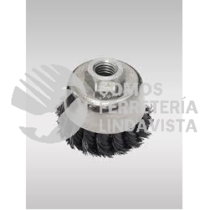 I00620 CARDA DE COPA TRENZADA 2 7/8" 73MM ALAM 035MM STD 5/8" 14000 R P M PERFECT