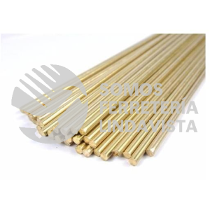 SOL1/8X36BRONCE SOLDADURA VARILLA DE BRONCE/LATONADA 1/8X36" 92CM FLEXARC