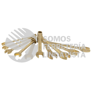 UH1200KM JUEGO DE 10 LLAVES COMBINADAS DE BRONCE-ALUMINIO ANTICHISPA METRICAS, 12 PUNTAS URREA