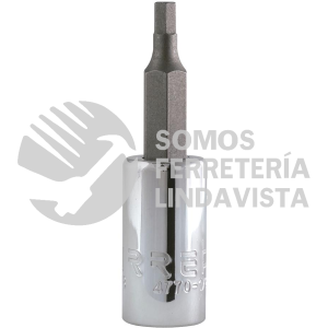 4770-1/8 DADO CON PUNTA HEXAGONAL CUADRO DE 1/4", EN PULGADAS, 1/8" URREA