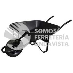 CF554 CARRETILLA CON BASTIDOR TUBULAR HERRAJE TIPO AMERICANO 5 5 PIES CUBICOS LLANTA REFORZADA FOY