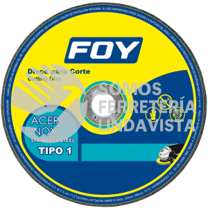 143523 DISCO ABRASIVO TIPO 1 PARA METAL 7" X 2 MM FOY