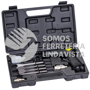 MA534K JUEGO DE MARTILLO NEUMATICO Y ACCESORIOS, 5 PIEZAS SURTEK