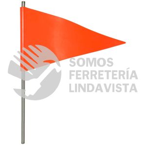 137608 BANDERIN PARA SEÑALIZACION CON VASTAGO DE ACERO GALVANIZADO SURTEK
