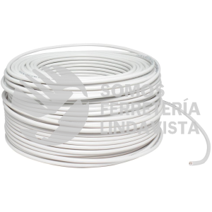 136950 CABLE ELECTRICO UL CALIBRE 12, 100 M COLOR BLANCO SURTEK