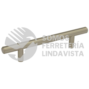 LJM124H JALADERA BARRA HUECA 124 MM, ACERO INOXIDABLE LOCK