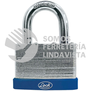 C23S50 CANDADO LAMINADO CORTO 50 MM, LLAVE ESTANDAR LOCK