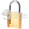 12CA CANDADO DE COMBINACION PROGRAMABLE PARA MALETA, LATON, 40 MM LOCK