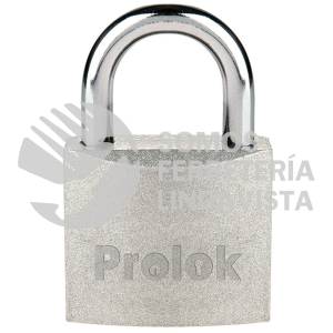 P22S38 CANDADO DE ACERO CORTO 38 MM, LLAVE ESTANDAR, EN CAJA PROLOK