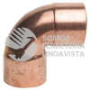 107-13 CODO DE COBRE DE 90GRADOS X 1/2" 13MM K-16 NACOBRE