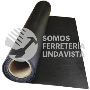 MM020034 PLIEGO DE HULE DE NEOPRENO 1/2" X 1. 22MT DE ANCHO X 2 50MT DE LARGO SIN ADHESIVO COLOR NEGRO NACIONAL