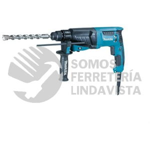HR2630 MARTILLO SDS PLUS 1" V V R 3 FUN (ROT-PERCUS-ROT C/PERCUS) 0-4,600 IPM LIM TORQ C/ MALETIN 800W MAKITA