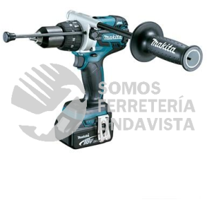 DHP481RTJ ATORNILLADOR TALADRO 1/2" INALAMBRICO 18V 2 VEL 0-550 0-2,100RPM, 5AMP M/BL IND BAT LI-ION 2 BAT 5 0 AH Y CARG C/LUZ FRENO ESTUCHE MONT 18V MAKITA