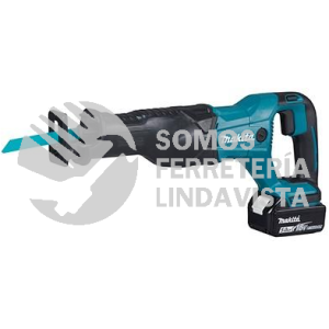 DJR186Z SIERRA RECIPROCA 5-1/8" V V 0-2,800 CPM, LI-ION S/BAT Y CARG ZANCO ESPADA 18V MAKITA