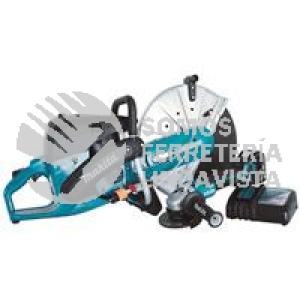 DK0067WST COMBO (EK8100 CORT CONCR 16" 2T + GA504 MIMIESMERIL IND BAT LI-ION 1 BAT C/IND 5 0 AH Y CARG C/DISCO) 18V MAKITA