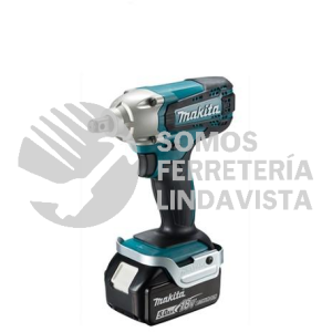 DTW190RME LLAVE IMPACTO 1/2" V V R 0-3,000 IPM 190 N M LI-ION 2 BAT C/IND 4 0 A H Y CARG C/LUZ,FRENO,MALETIN 18V MAKITA