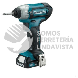 TD110DWYE ATORNILLADOR IMPACTO V V R 0-2600 RPM LI-ION 2 BAT 1 5 AH Y CARG C/LUZ FRENO MALETIN 12V MAKITA