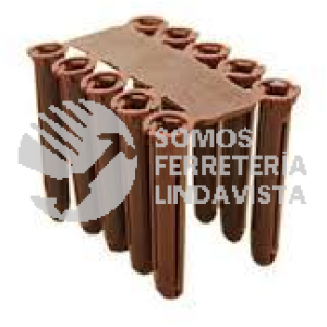 1104-04100 TAQUETES CAFE DE PLASTICO 5/16" 100 PIEZAS THORSMAN