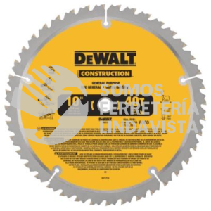 DW3114 DISCO SIERRA 10X5/8"X40 DIENTES DEWALT