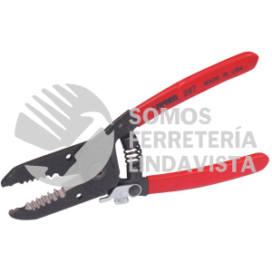 297 PINZA CON MANGO AIR CUSHION PELACABLE 10-20 AWG DE 6-3/4" ALTA PALANCA CON SEGURO URREA