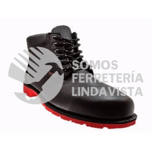 RAN1ADNR BOTA INDUSTRIAL SUELA ROJA ANTIDERRAPANTE CON CASQUILLO RANGER No 5 VAN VIEN