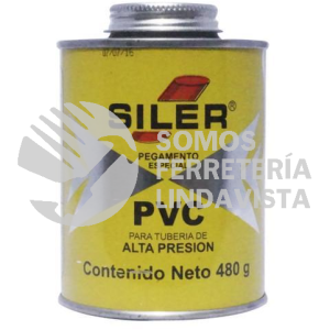 PVC480 PEGAMENTO PARA PVC 480GR ALTA PRESION SILER