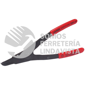 3914 PINZA CON MANGO RUBBER GRIP PARA ANILLOS DE RETENCION FIJAS TIPO EXTERNO ANGULO DE 45GRADOSURREA