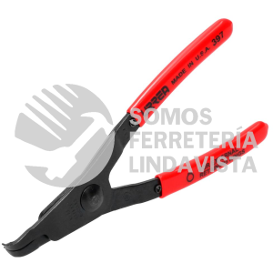 397 PINZA CON MANGO RUBBER GRIP PARA ANILLOS DE RETENCION FIJAS TIPO EXTERNO ANGULO DE 90GRADOSURREA