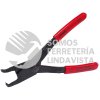 398 PINZA CON MANGO RUBBER GRIP PARA ANILLOS DE RETENCION FIJAS TIPO INTERNO ANGULO DE 45GRADOSURREA