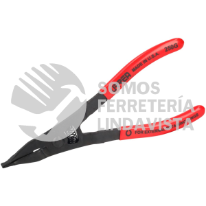250G PINZA CON MANGO RUBBER GRIP PARA ANILLOS DE RETENCION PUNTA PLANA 8-3/4" URREA