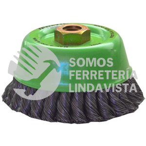 2884 CEPILLO TIPO COPA DE ALAMBRE TRENZADO CHIP-CUT (5"X0 020"XM14-2) TENAZIT